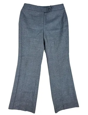 Jones‎ New York Signature Petite 10P Houndstooth Pants Wool Blend Bootcut Career thumbnail 1