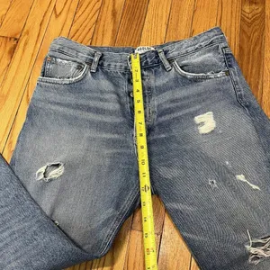 Agolde Jamie High Rise Classic Isolation Distressed Jeans‎ Size 28 thumbnail 8
