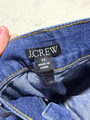 J. Crew Wide Leg Women's Jeans Blue 25 thumbnail 6