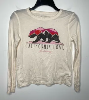 Billabong California long‎ sleeve tee shirt size small/medium thumbnail 1