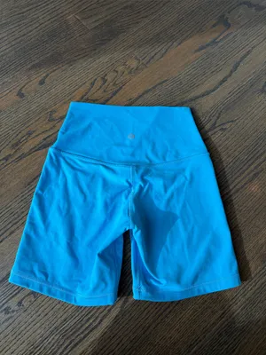 lululemon athletica Align High-Rise Short 6" Kayak Blue Light size 4 NWOT thumbnail 5