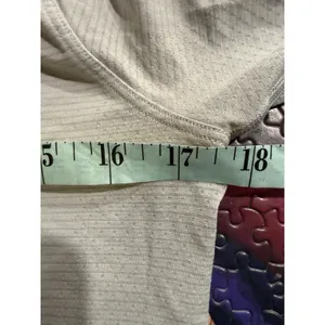 LULULEMON‎ White Baselayer Long Sleeve Top Size 8 thumbnail 7