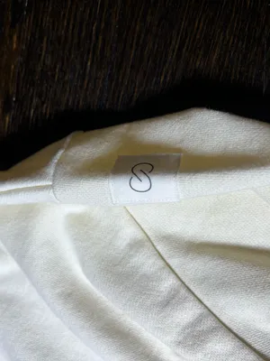 Calia Cream Mock Henley Sweatshirt Boxy Size Large thumbnail 4