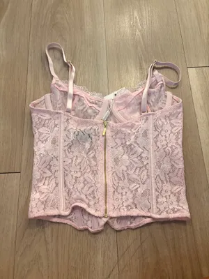 Beginning Boutique Corset Top Pink thumbnail 2
