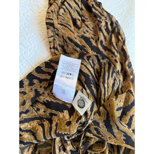 GANNI Animal Print Tie Front Blouse Top EU 34 XS 100% Viscose thumbnail 10