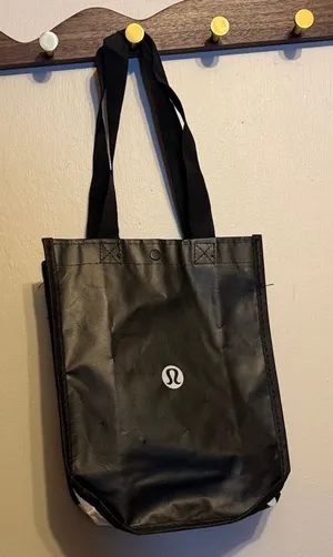 Lululemon Black and White Tote thumbnail 1