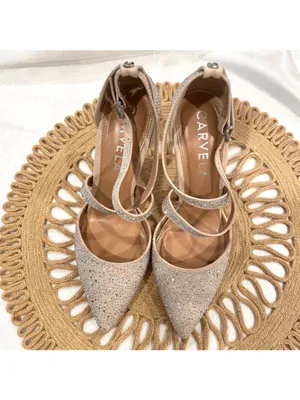 Carvela Kross Jewel Court Heels Glam EU 40.5 Neutral Jewel Crystal Rhinestone thumbnail 4