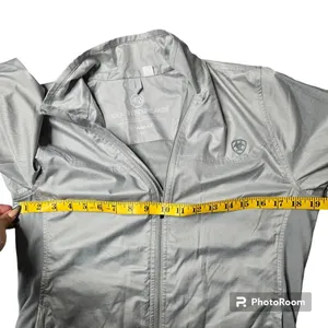 Ariat‎ Women's Gray Ideal Windbreaker Jacket thumbnail 5