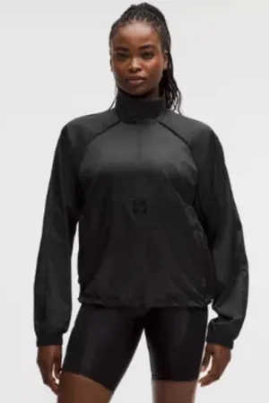 lululemon athletica Stretch-Satin Flocked Training Jacket thumbnail 1