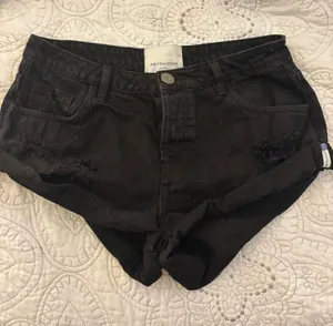 One Teaspoon Denim Shorts Bandits Low-Waist thumbnail 1