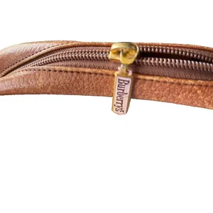 Burberrys Haymarket Scalloped leather crossbody bag Nova check lining Vintage thumbnail 6