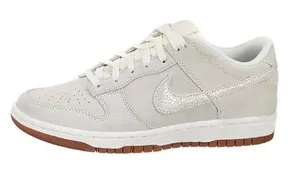 Nike VHTF: ✔︎ Dunk Low Skinny PRM Premium Sail Luster Basketball Sneakers ✔︎ 8.5 thumbnail 1