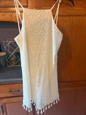 Speechless White Lace Dress thumbnail 2