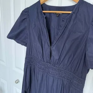 Quince 100% Organic Cotton Tiered Maxi Dress Size L thumbnail 5