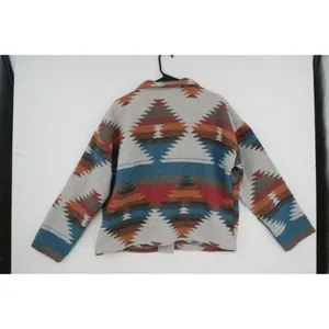 Blue B Collection Southwestern Tribal Button Up Jacket Multi Color‎ Women Medium thumbnail 7