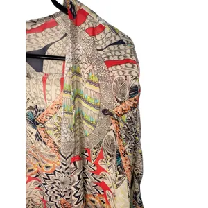 Gimmicks By BKE Boho Tribal Print Lightweight Sheer Layering Kimono thumbnail 2