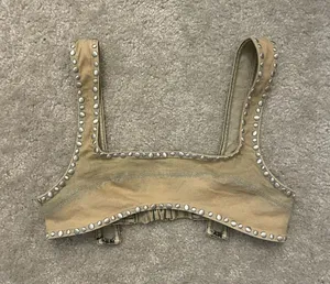 Urban Outfitters Studded Denim Bra Top thumbnail 1