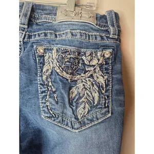 BKE Denim Harper Women’s 31R Medium Wash Premium Bootcut Jeans thumbnail 4