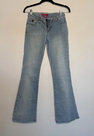 Women Y2K Flare Leg Jeans thumbnail 1