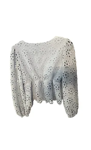 Altar'd State Long Sleeve Blue Blouse thumbnail 2