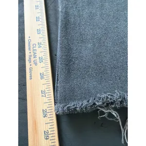 Reclaimed Vintage Inspired Womens High Rise Flared Raw Hem Jeans Washed Black 29 thumbnail 10