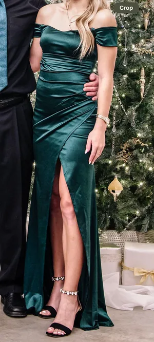 Windsor Long green gown thumbnail 1