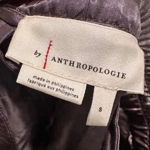 Anthropologie Green Satin Cargo Jogger Pants Women Small Utility Streetwear thumbnail 3