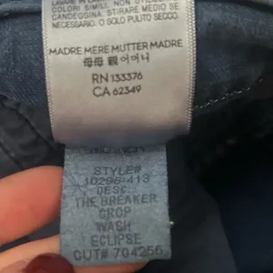 MOTHER The Breaker Crop‎ Jeans Eclipse Wash Blue Denim Size 28 (US 6) thumbnail 9