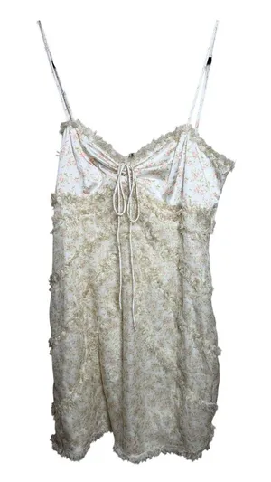 For Love and Lemons Chania Bustier Ruffles Mini Dress Size Large thumbnail 1