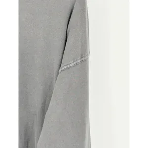 Free People‎ We The Free Charcoal Gray Oversized Long Sleeve Tee Mock Neck XS S thumbnail 4