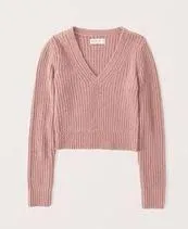 Abercrombie Pink Sweater thumbnail 2