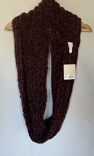 NWT‎ LC Lauren Conrad maroon infinity scarf soft comfortable one size thumbnail 1