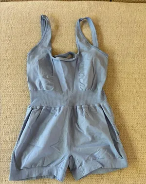 Free People Good Karma Runsie in Cloudy M/L thumbnail 4