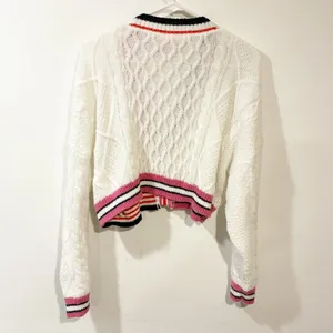 XO Kitty Hello Kitty Forever 21 Cropped Knit Cardigan Sweater Size‎ Small thumbnail 6