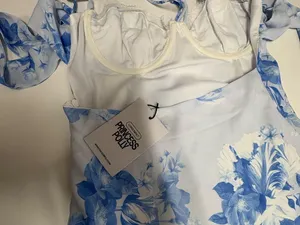 Princess Polly Hamri Maxi Dress‎ White & Blue Floral - Size 4 - NEW With Tags. thumbnail 11