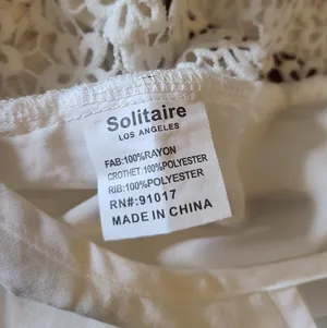 Solitaire White Lace Tank Top Medium thumbnail 10
