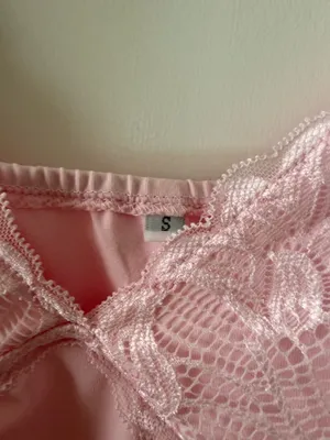 Baby Pink Lace Tank Top thumbnail 3
