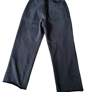 Thirty Years Range Straight Leg Pant XS Black Drawstring Waist Pockets Cotton thumbnail 2