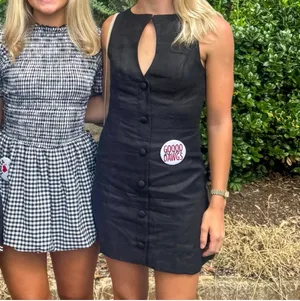 Reformation Dress Mini Black thumbnail 3