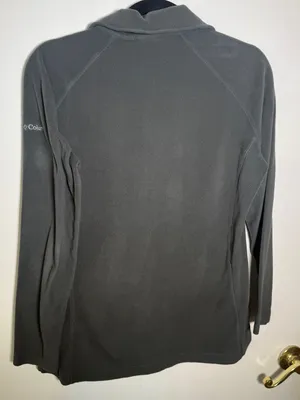 Columbia Women's Half-Zip Fleece Pullover Sweater - Gray Large thumbnail 6