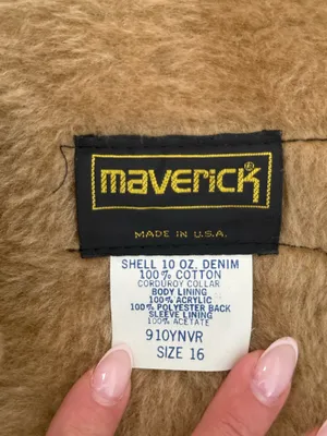maverick denim fleece lined jacket Blue Size 16 thumbnail 7