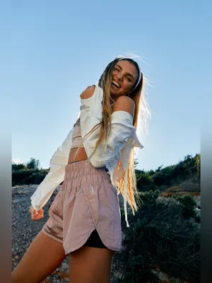 Free People Movement The Way Home Short - Moonlight Mauve thumbnail 4