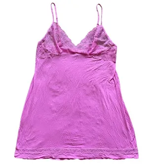 Victoria’s Secret Pink Chemise Nightgown Slip Dress Lace Women’s Size Medium A11 thumbnail 7