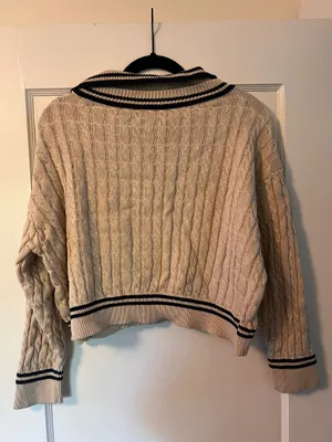 Lulus Cropped Sweater Knit thumbnail 4