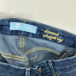 7 For All Mankind Jeans Womens 25 Blue Dark Wash‎ Kimmie Straight Leg Stretch thumbnail 3