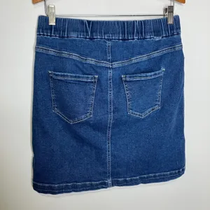 Jag on the go skort denim women's size‎ 4 casual minimalist modest neutral thumbnail 6