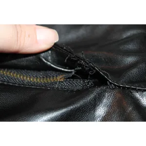 Womens Abercrombie & Fitch Skinny Ultra High Rise Black Vegan Pants Size 31 / 12 thumbnail 5