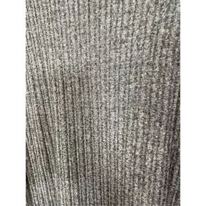 Juicy Couture Vintage Ribbed Long Sleeve Pullover Sweater Heather Gray Sz Medium thumbnail 11