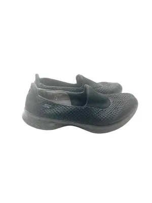 Skechers Size 10 Womens Slip-On Mesh Comfort Shoes Black thumbnail 2