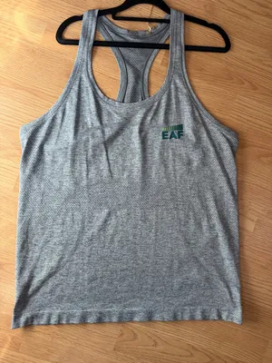 Lululemon Gray EAF Logo Racerback Tank Top thumbnail 1